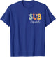 Sub Squad Groovy Vintage Women Happy First Day Of School T-Shirt - T-Shirt | Royal