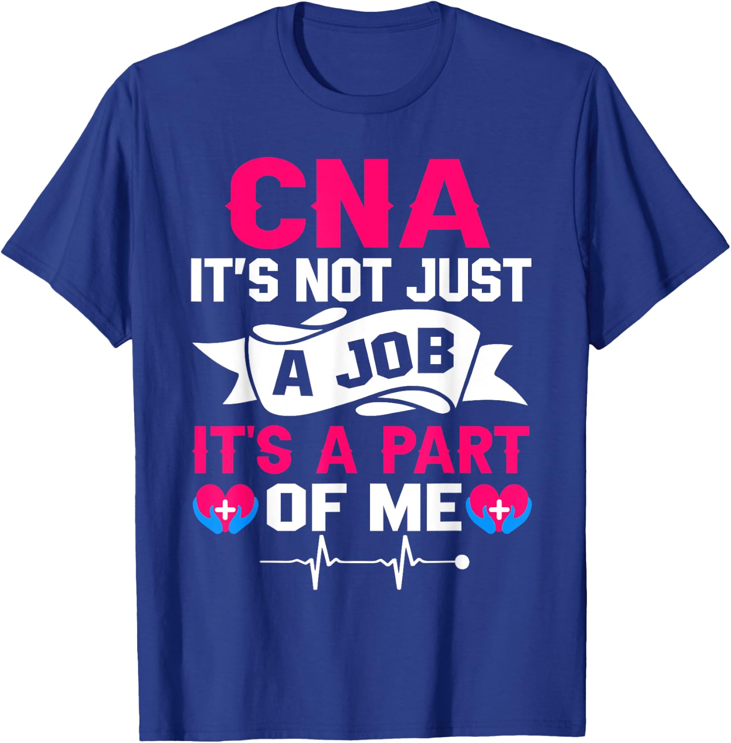 CNA Certified Nursing Assistant Gifts CNA Humor Black Women's Regular Fit Small Short Sleeve T-Shirt - T-Shirt | Royal