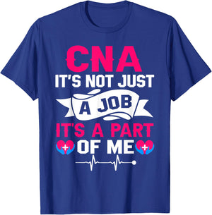 CNA Certified Nursing Assistant Gifts CNA Humor Black Women's Regular Fit Small Short Sleeve T-Shirt - T-Shirt | Royal