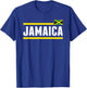Retro Jamaica Flag Vintage Jamaican Men Souvenir T-Shirt - T-Shirt | Royal