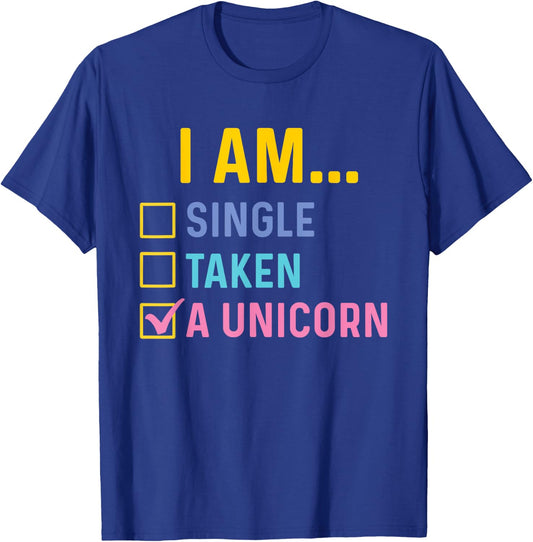 I Am A Unicorn - Mystical Creature Magical Rainbow Unicorn T-Shirt - T-Shirt | Royal