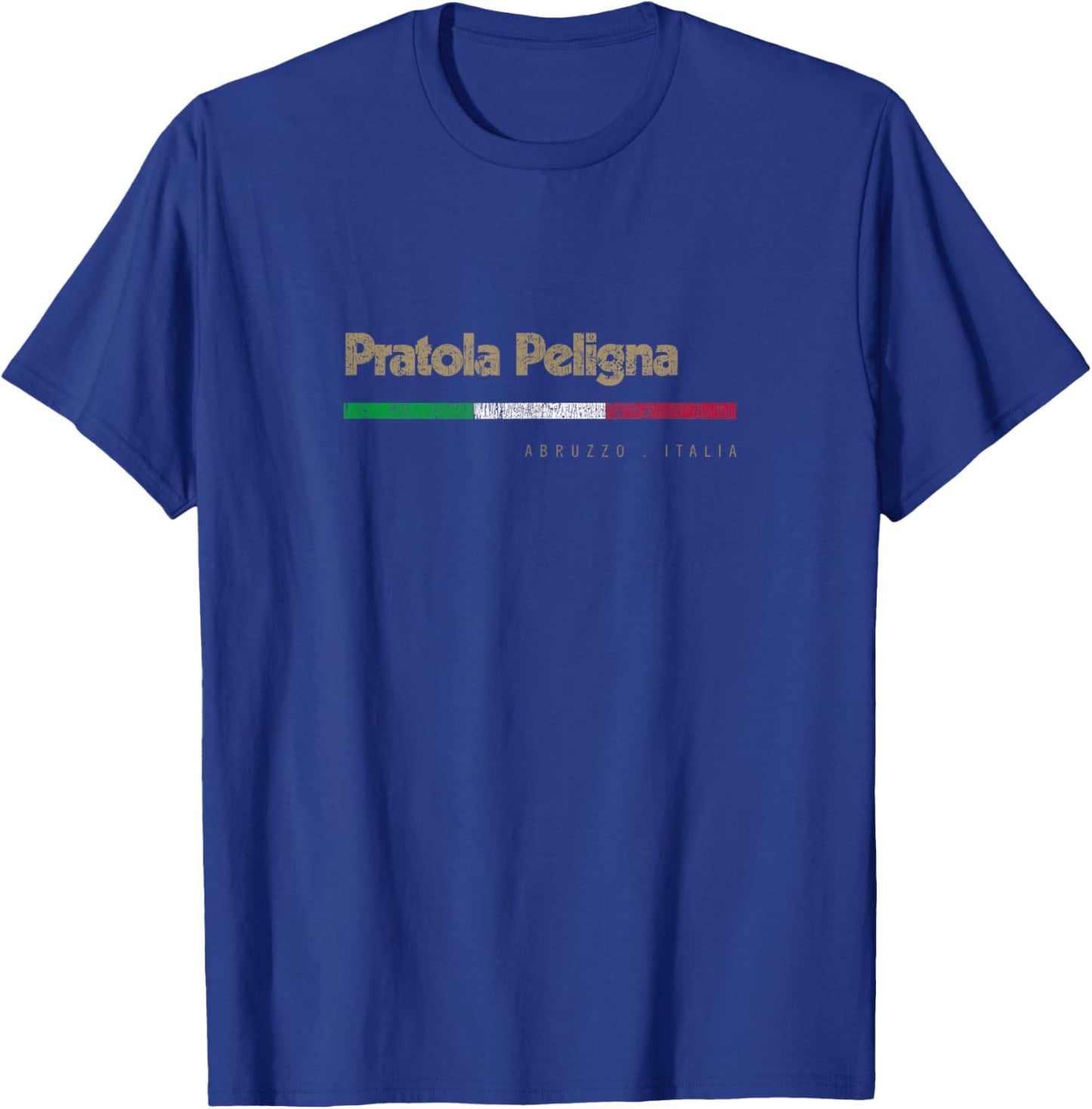 Pratola Peligna Italian City Retro Italy Flag T-Shirt - T-Shirt | Royal
