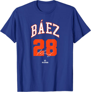 Javier Baez MLBPA New York Baseball Player El Mago T-Shirt - T-Shirt | Royal