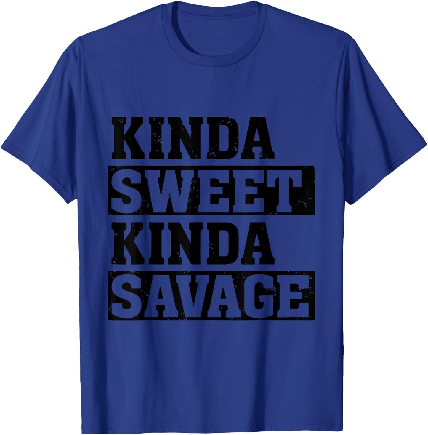 Boo Kinda Sweet Kinda Savage Funny Saying T-Shirt - T-Shirt | Royal