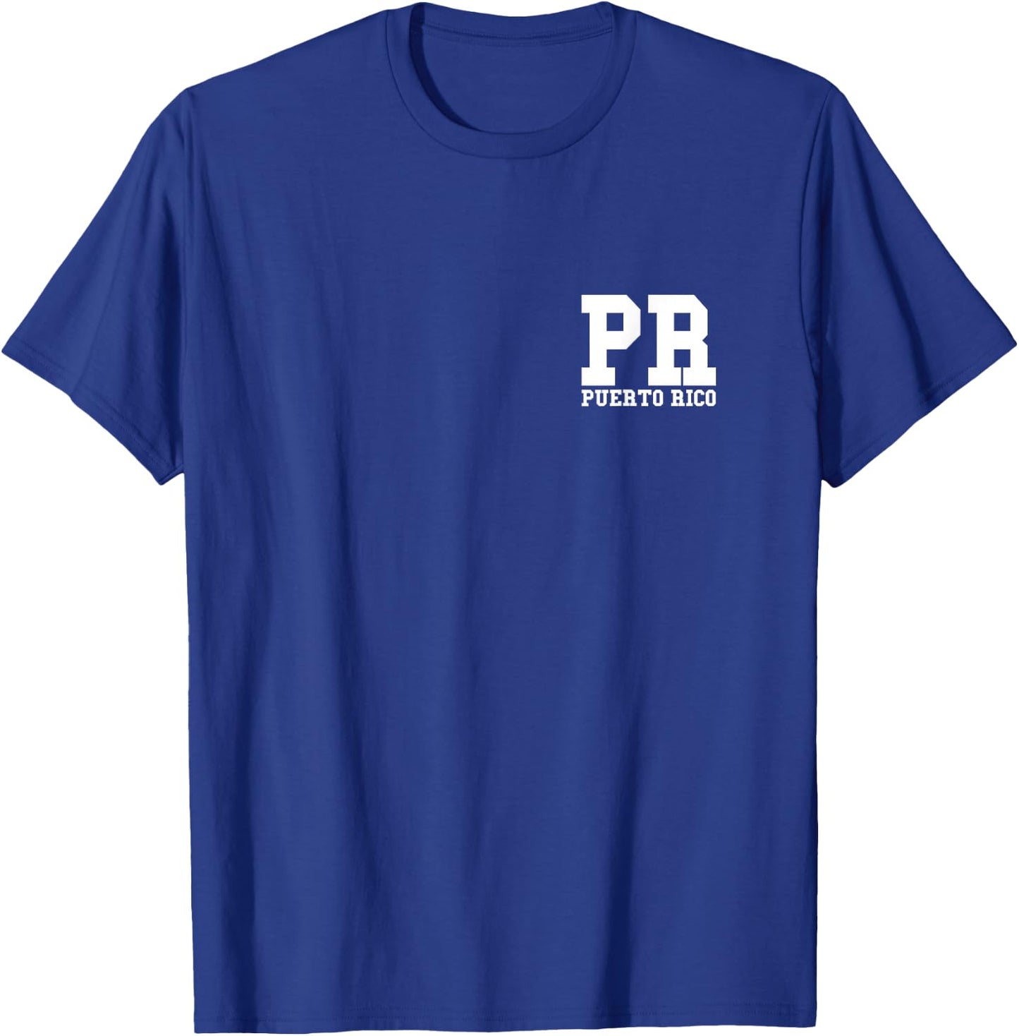 Puerto Rico - PR - Minimalistic Pocket Design - Classic T-Shirt - T-Shirt | Royal
