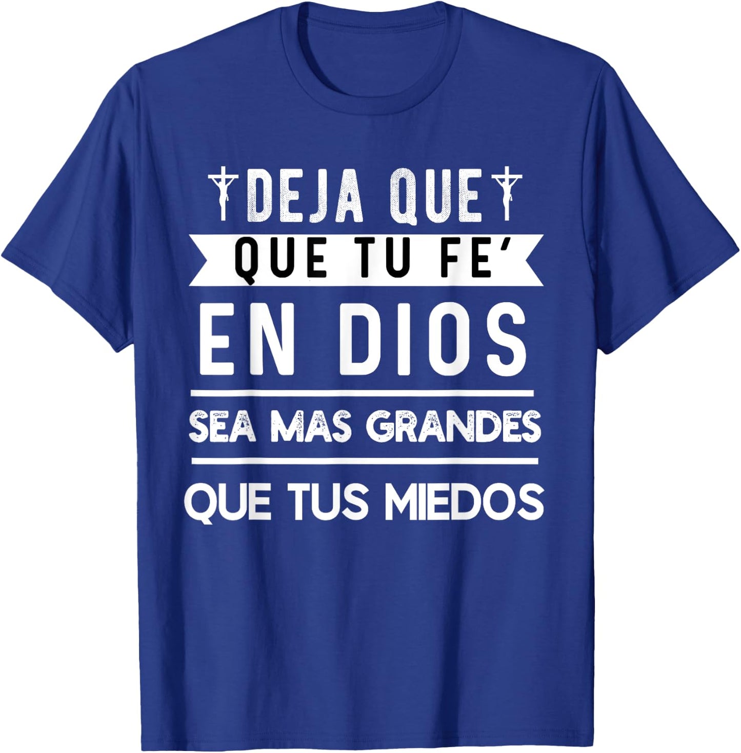 Camiseta Cristiana Para Mujer y Hombre En Espanol Cristiano T-Shirt - T-Shirt | Royal