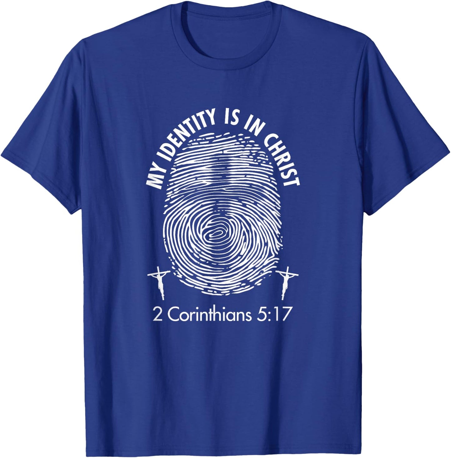 My Identity Is In Christ Love Jesus Christian Christmas T-Shirt - T-Shirt | Royal