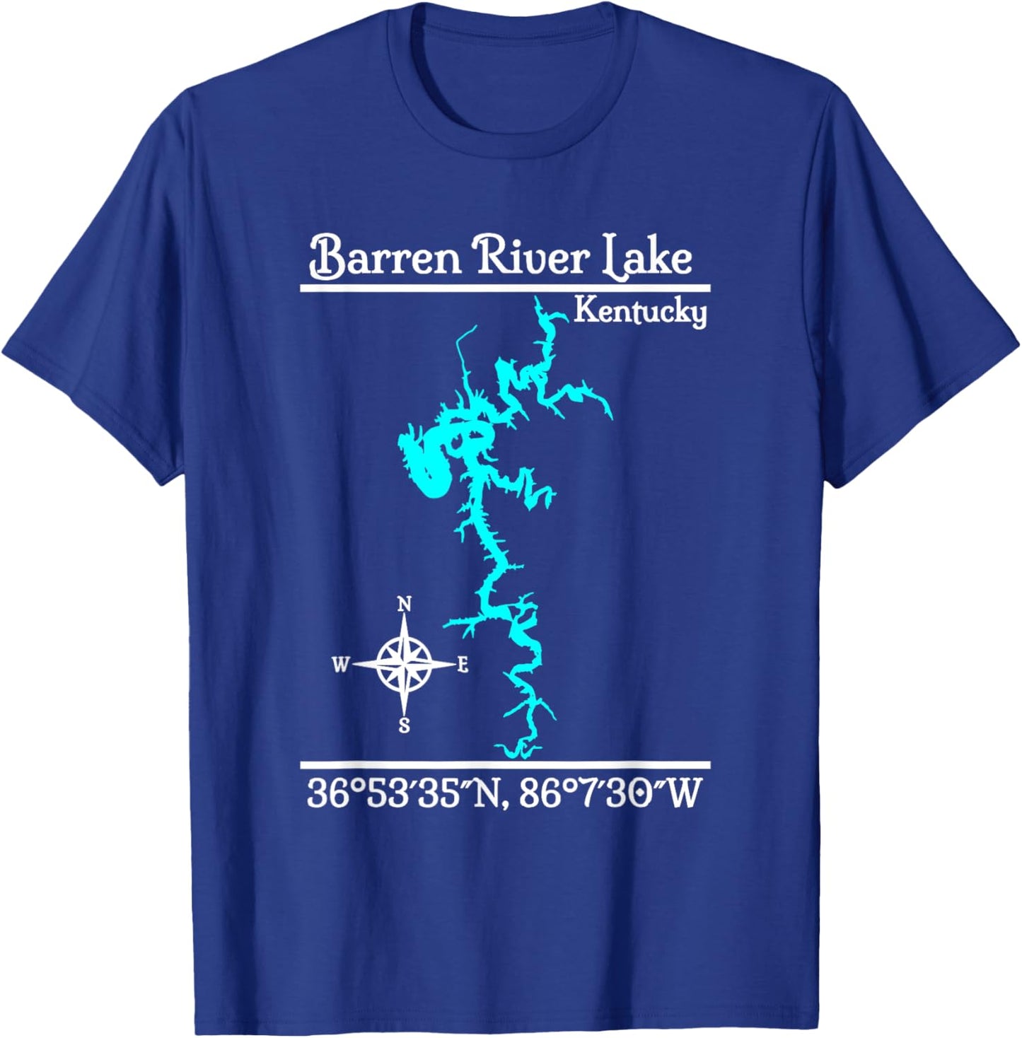 Barren River Lake, Kentucky T-Shirt - T-Shirt | Royal