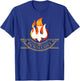 Peony Dove Tongue Fire Flame Holy Spirit Catholic T-Shirt - T-Shirt | Royal