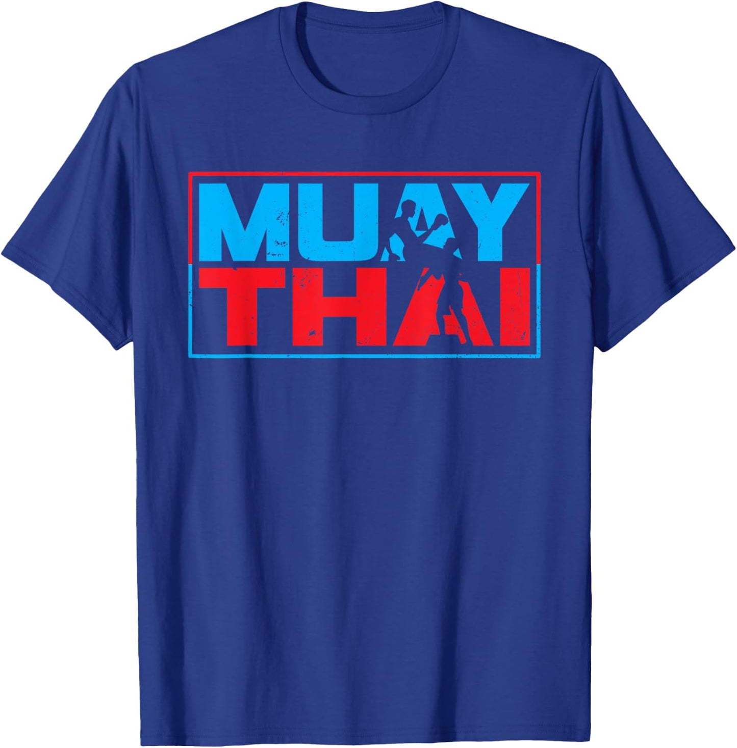 Muay Thai Fighter Boxing Martial Arts Hobby T-Shirt - T-Shirt | Royal