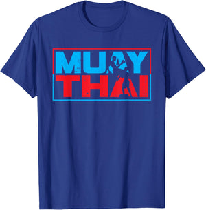 Muay Thai Fighter Boxing Martial Arts Hobby T-Shirt - T-Shirt | Royal