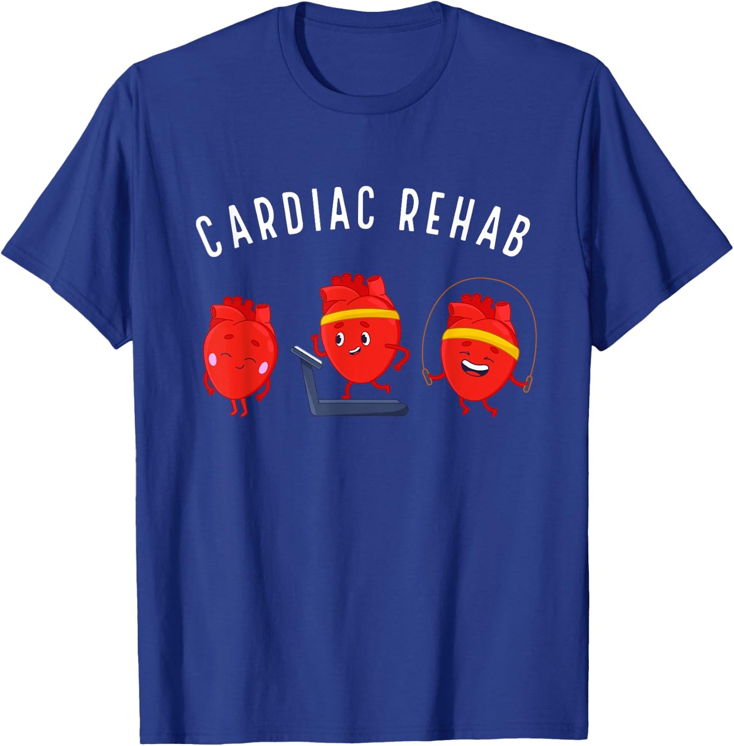 Cardiac Rehab Physical Therapist Nurse Rehab Team Rehabilita T-Shirt - T-Shirt | Royal