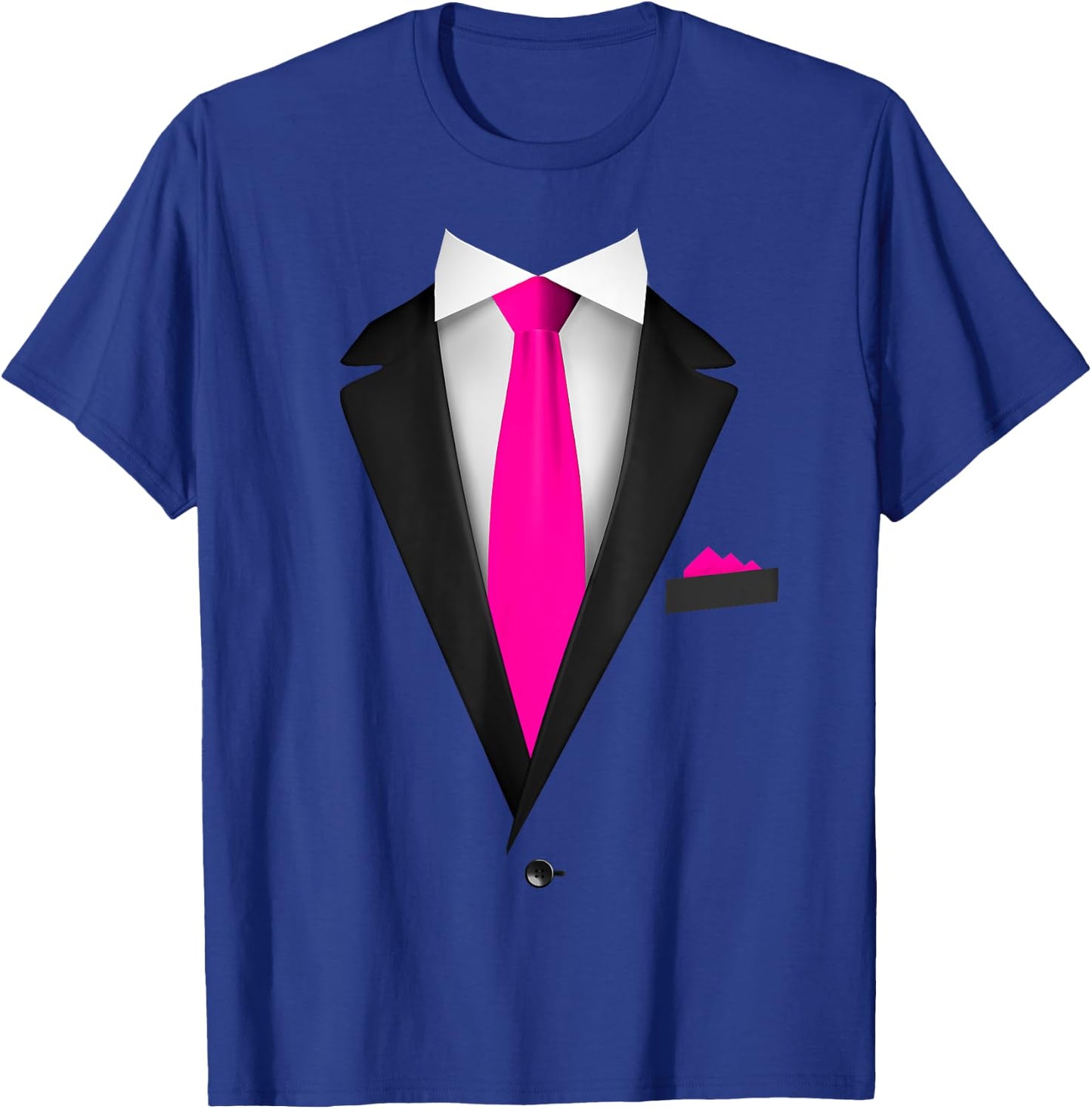 Tuxedo with Tie For Funny Wedding And Special Occasions T-Shirt - T-Shirt | Royal