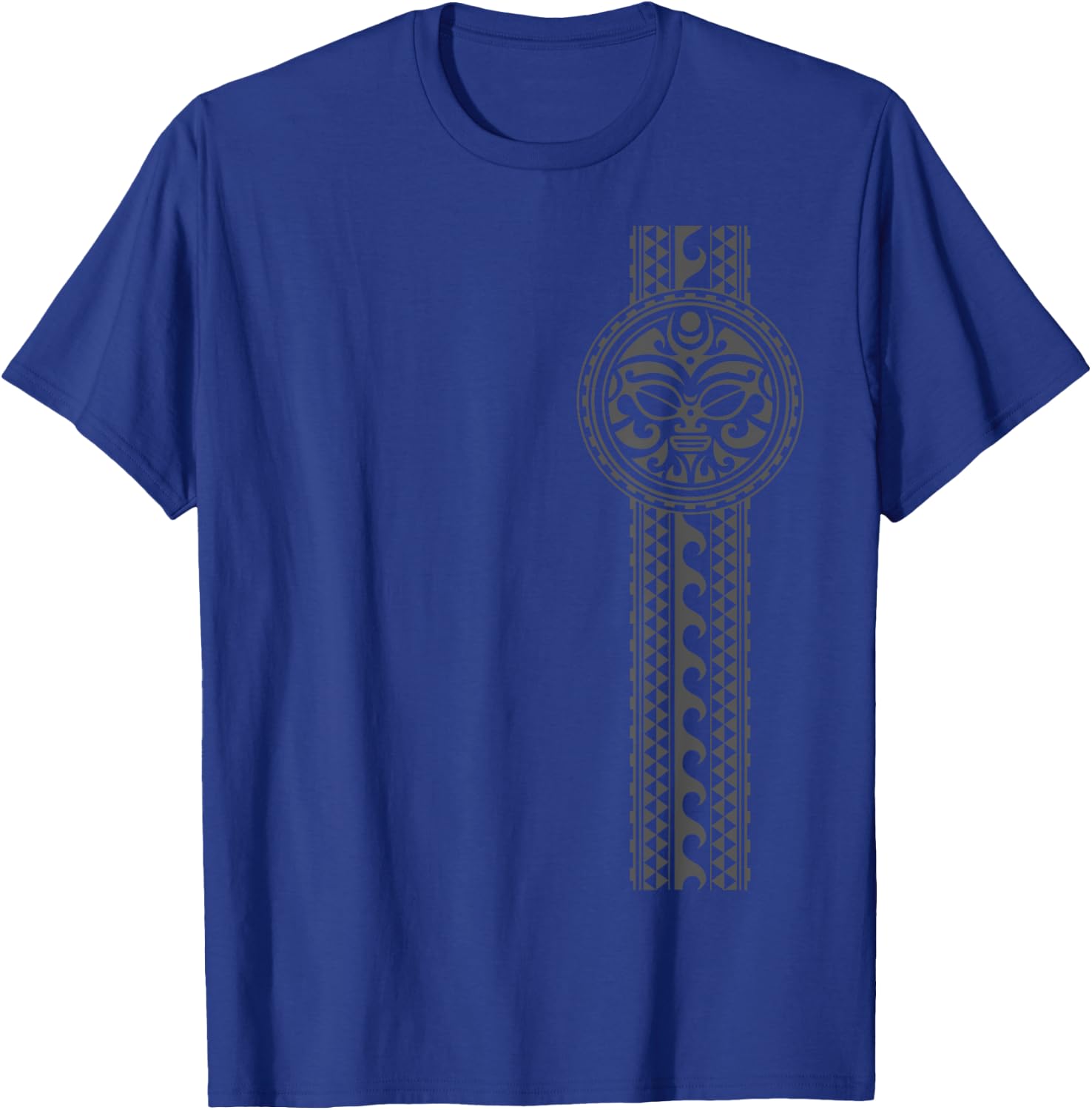 New Zealand Symbol Haka Culture Maori Mask Tribal T-Shirt - T-Shirt | Royal
