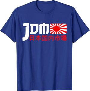 JDM Motorsport Car Tuning Automotive T-Shirt - T-Shirt | Royal