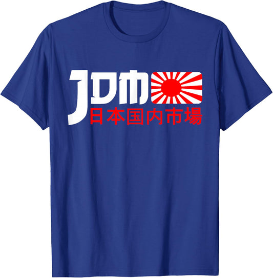 JDM Motorsport Car Tuning Automotive T-Shirt - T-Shirt | Royal