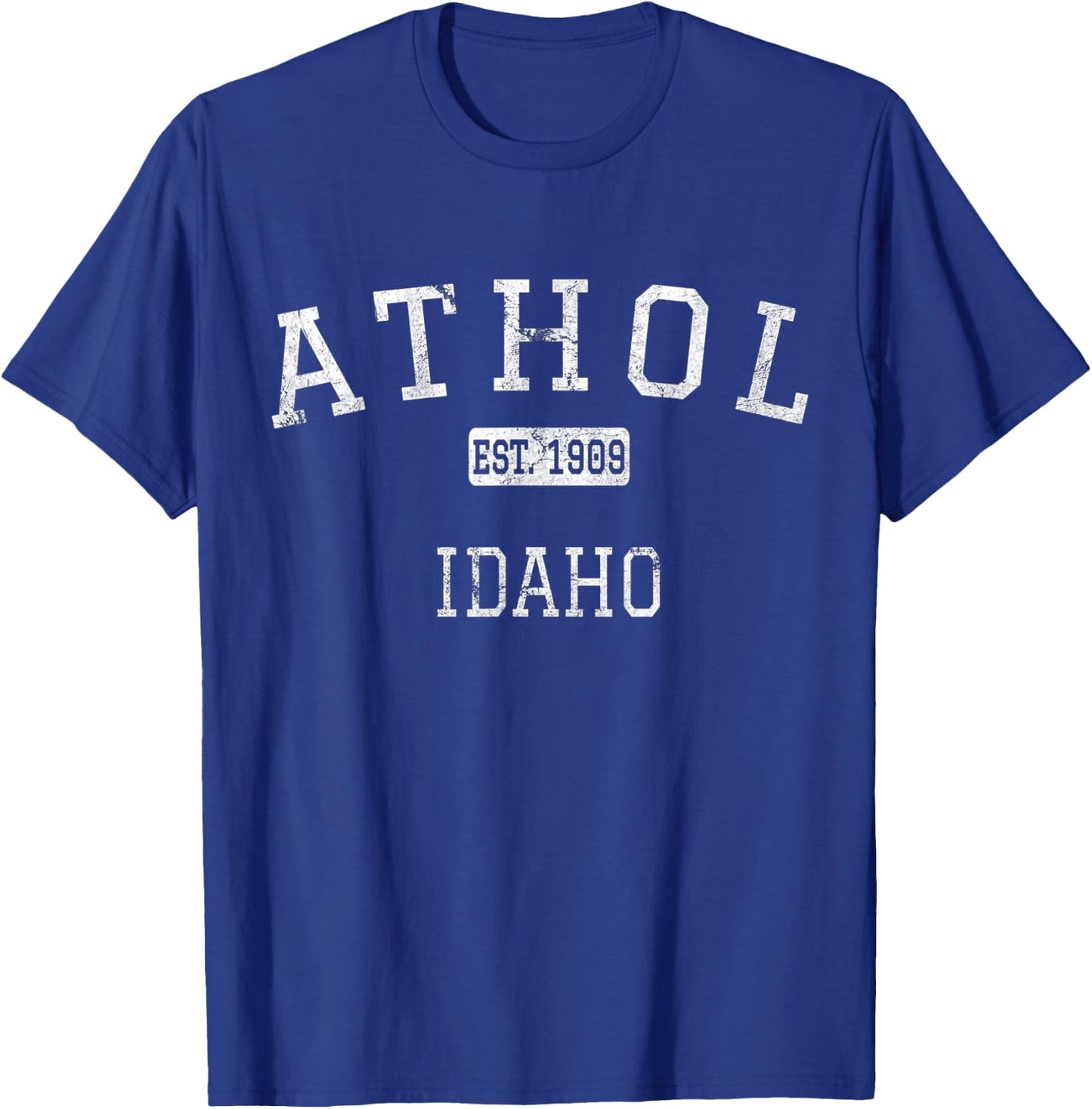 Athol Idaho ID Vintage T-Shirt - T-Shirt | Royal