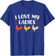 Funny Chicken Art Men Women Ladies Chicken Farmer Whisperer T-Shirt - T-Shirt | Royal