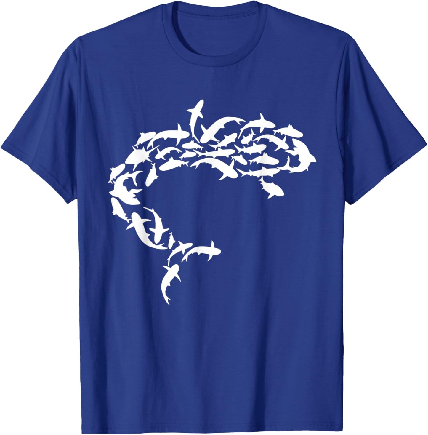Great White Shark Lover Marine Biology Animal Science Ocean T-Shirt - T-Shirt | Royal
