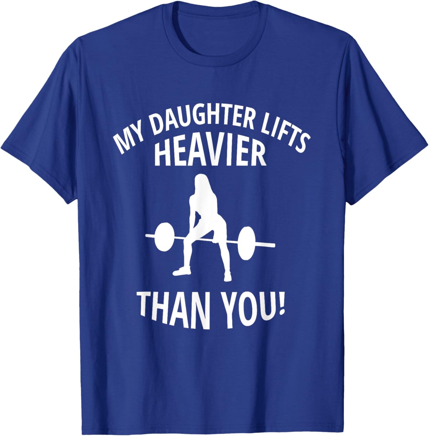 Funny for daddys with strong daughters - -Adults Training - Black, Small T-Shirt - T-Shirt | Royal