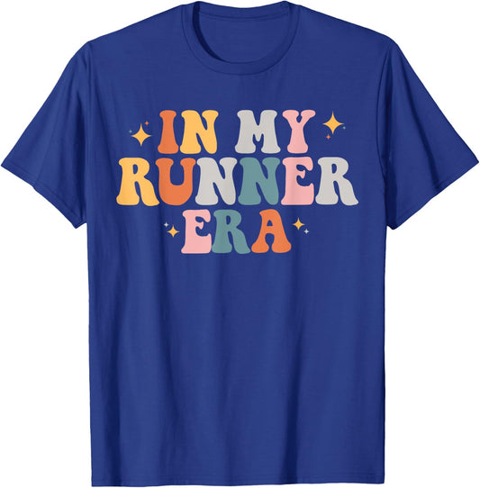 In My Runner Era Funny Running Marathon Fitness Running Mom T-Shirt - T-Shirt | Royal