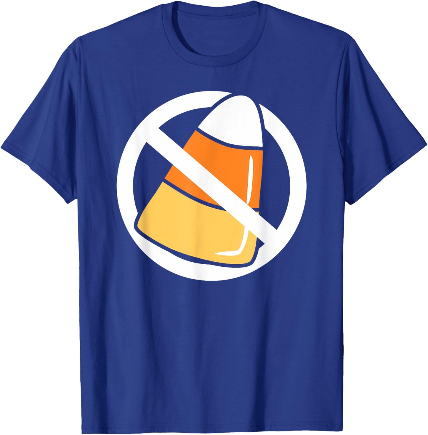 I Hate Don't Like Candy Corn Funny Halloween T-Shirt - T-Shirt | Royal