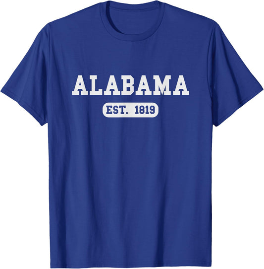 ALABAMA - Throwback Design - Classic T-Shirt - T-Shirt | Royal