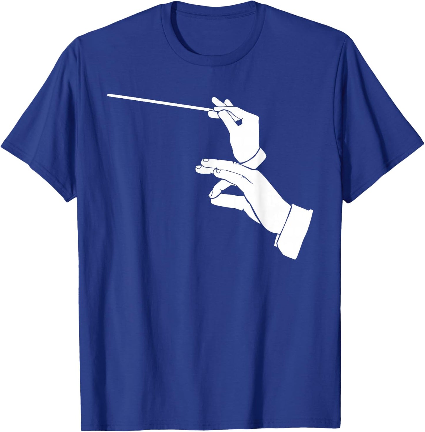 Conductor Clock Music Orchestra T-Shirt - T-Shirt | Royal