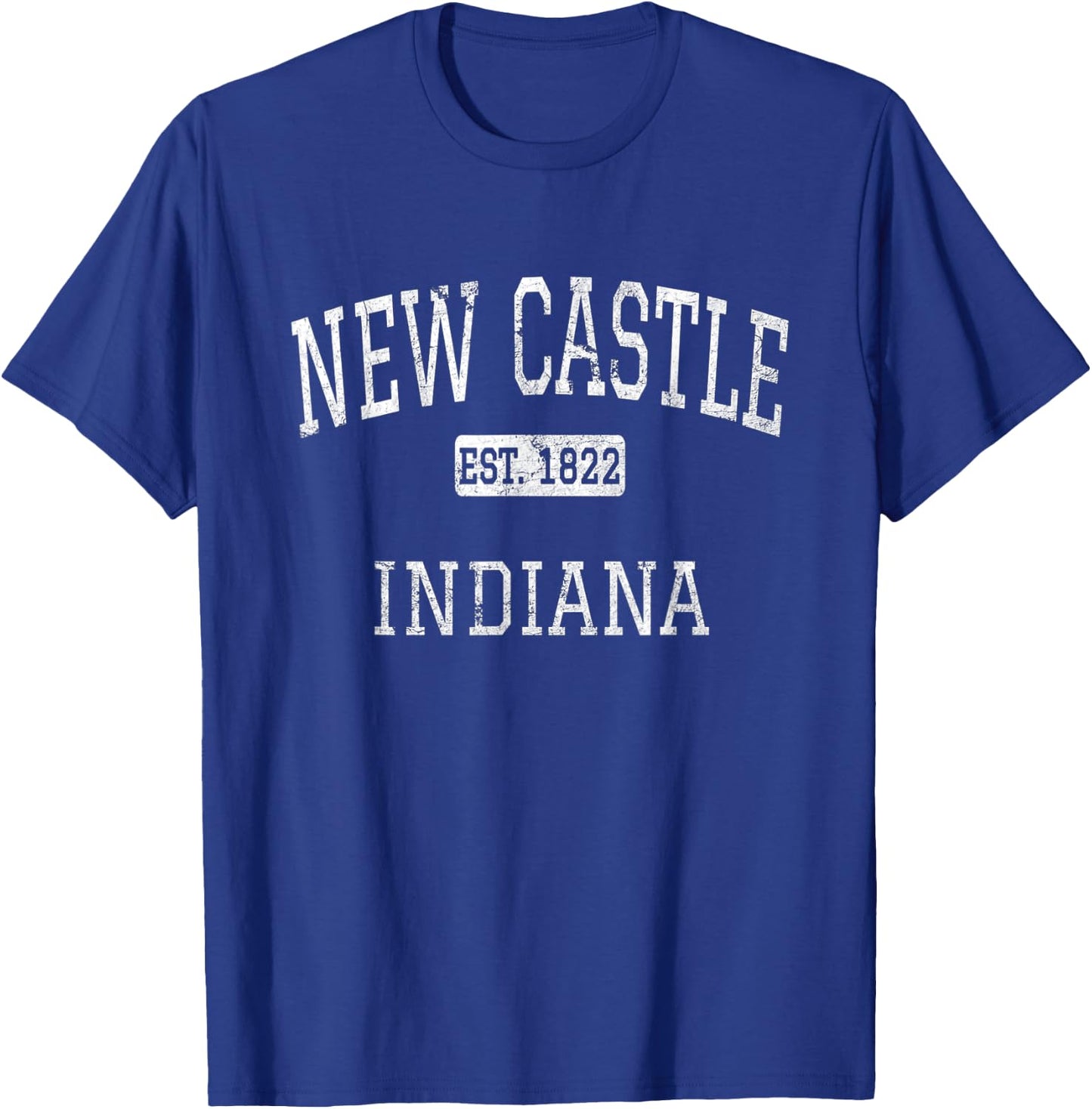 New Castle Indiana IN Vintage T-Shirt - T-Shirt | Royal