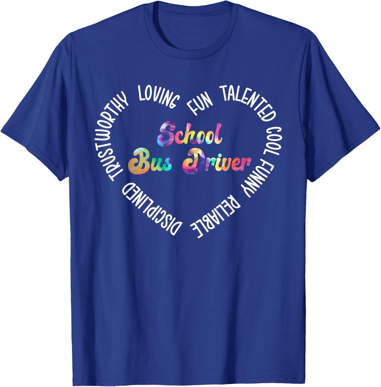 School Bus Driver T-Shirt - T-Shirt | Royal