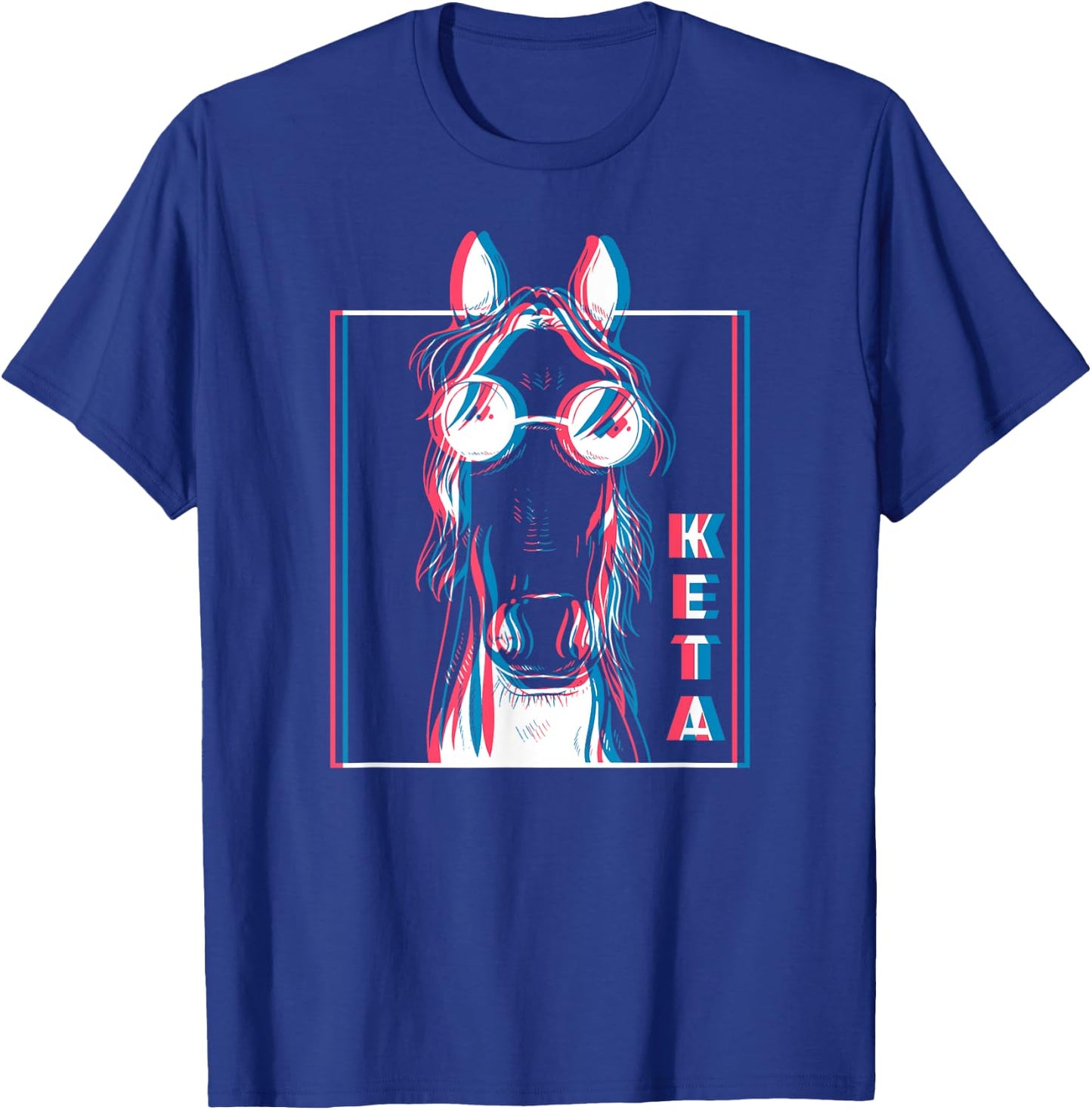 Keta Ketamine Horse Rave DJ Party Techno T-Shirt - T-Shirt | Royal