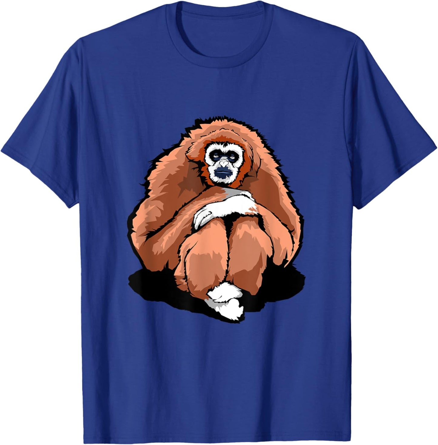 Funny big Gibbon Monkey T-Shirt - T-Shirt | Royal