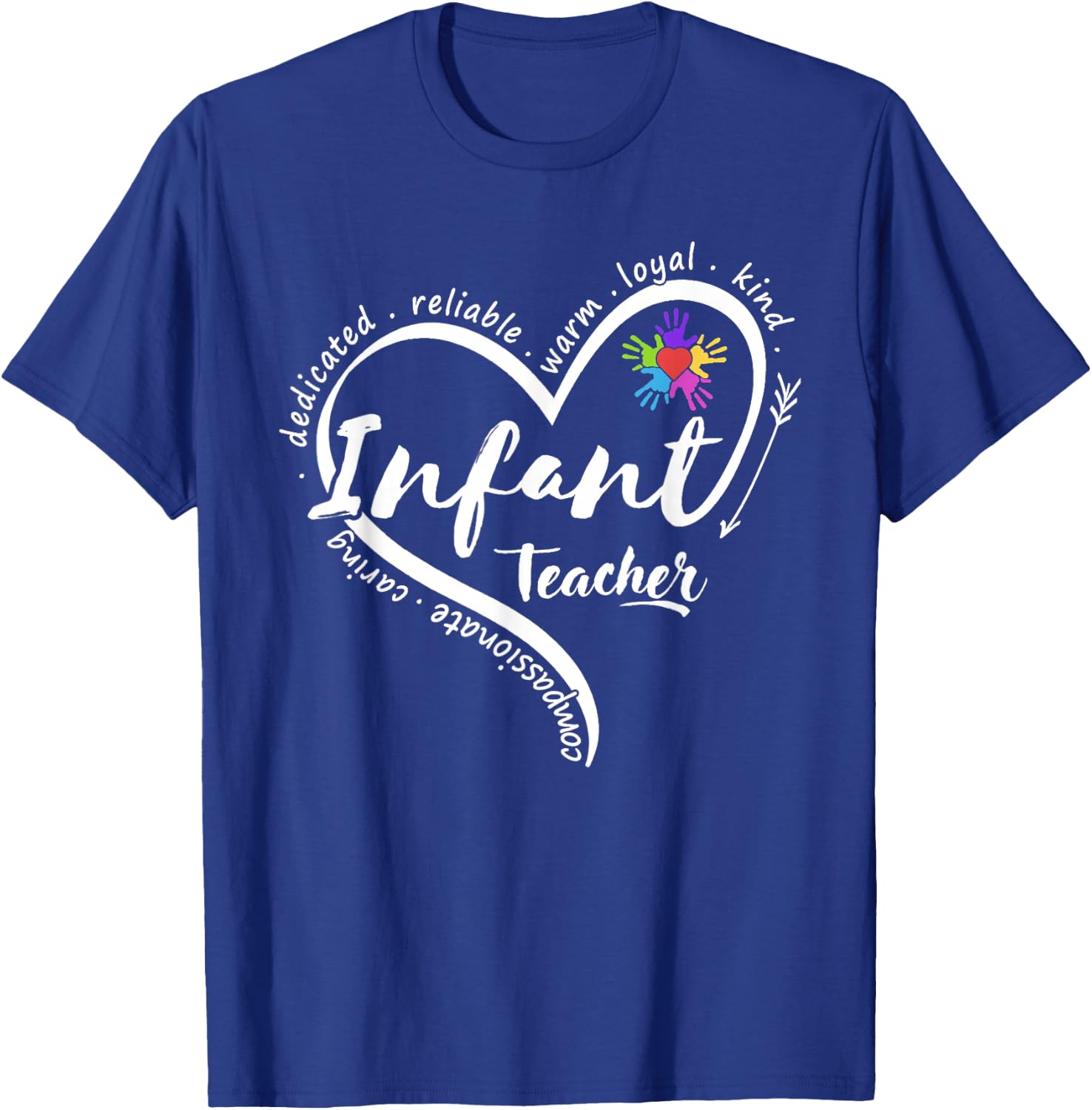 Infant Teacher Back to School Infant Daycare Teacher T-Shirt - T-Shirt | Royal