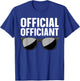 Funny Official Officiant Art Women Wedding Officiant T-Shirt - T-Shirt | Royal