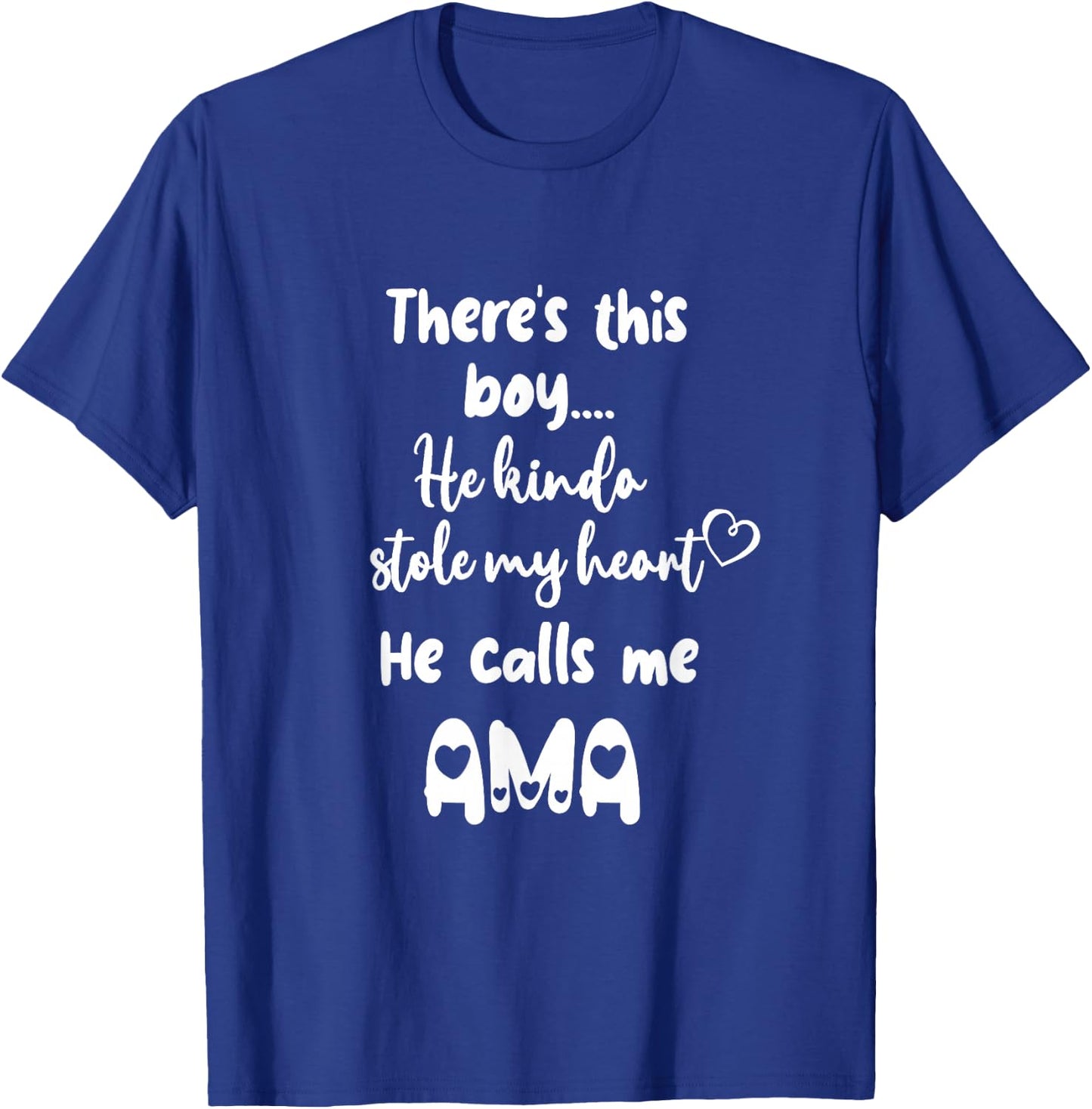 This Boy Calls Me Ama Special Grandmother Grandma T-Shirt - T-Shirt | Royal