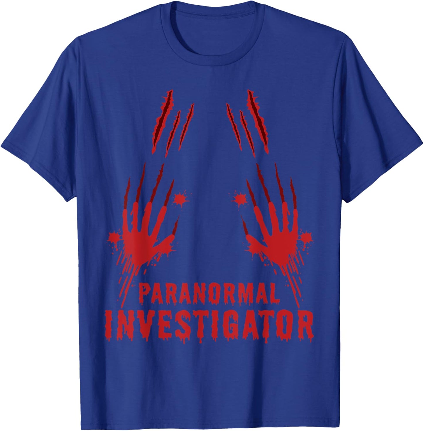 Ghost Hunting Paranormal Investigator T-Shirt - T-Shirt | Royal