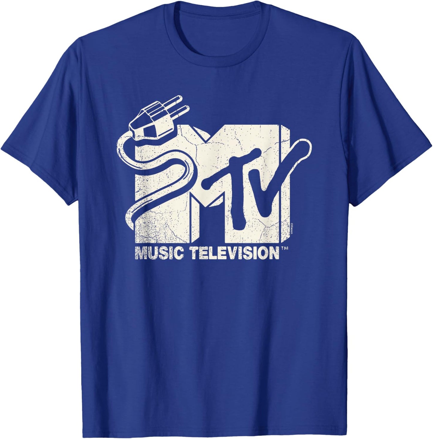 MTV Unplugged - Unplugged MTV Logo 2 T-Shirt - T-Shirt | Royal