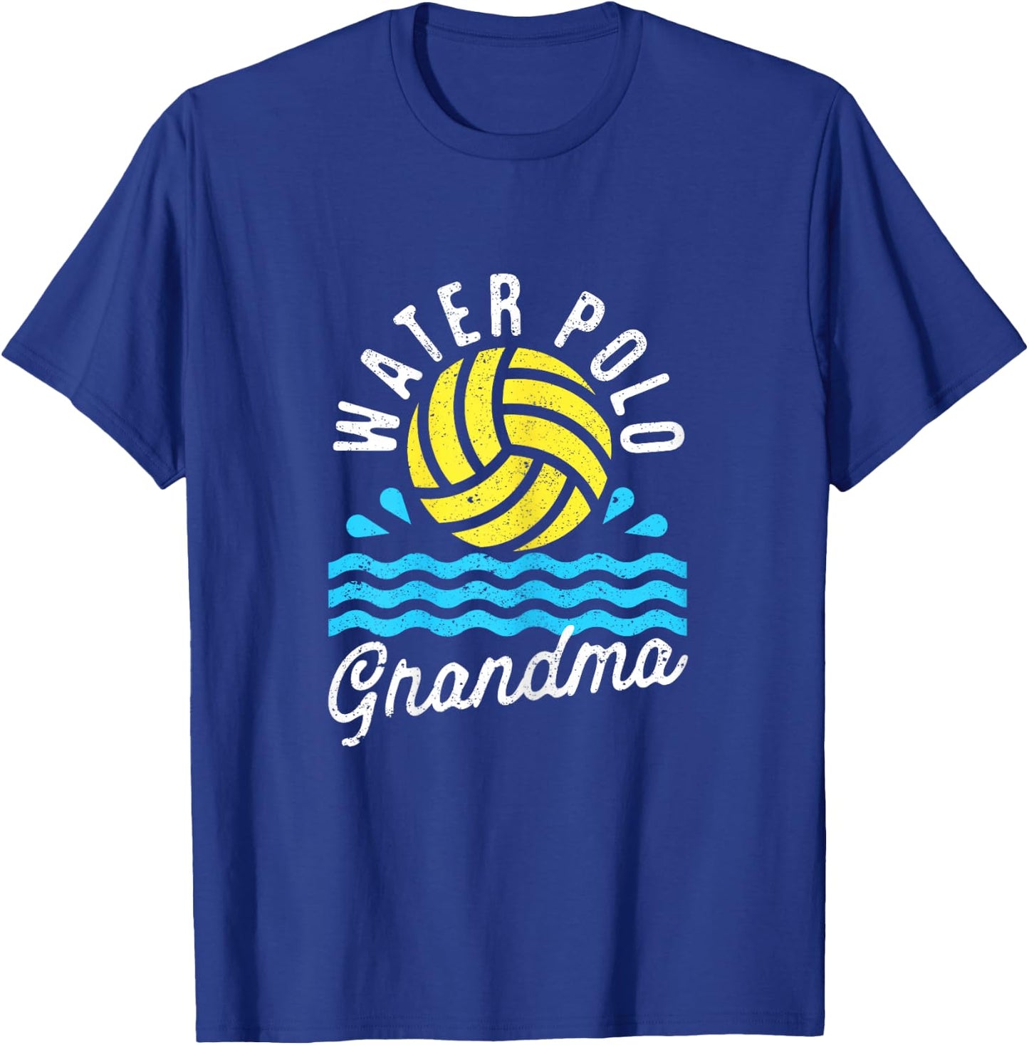 Water Polo Grandma Love Game Day Championship Team Lover T-Shirt - T-Shirt | Royal