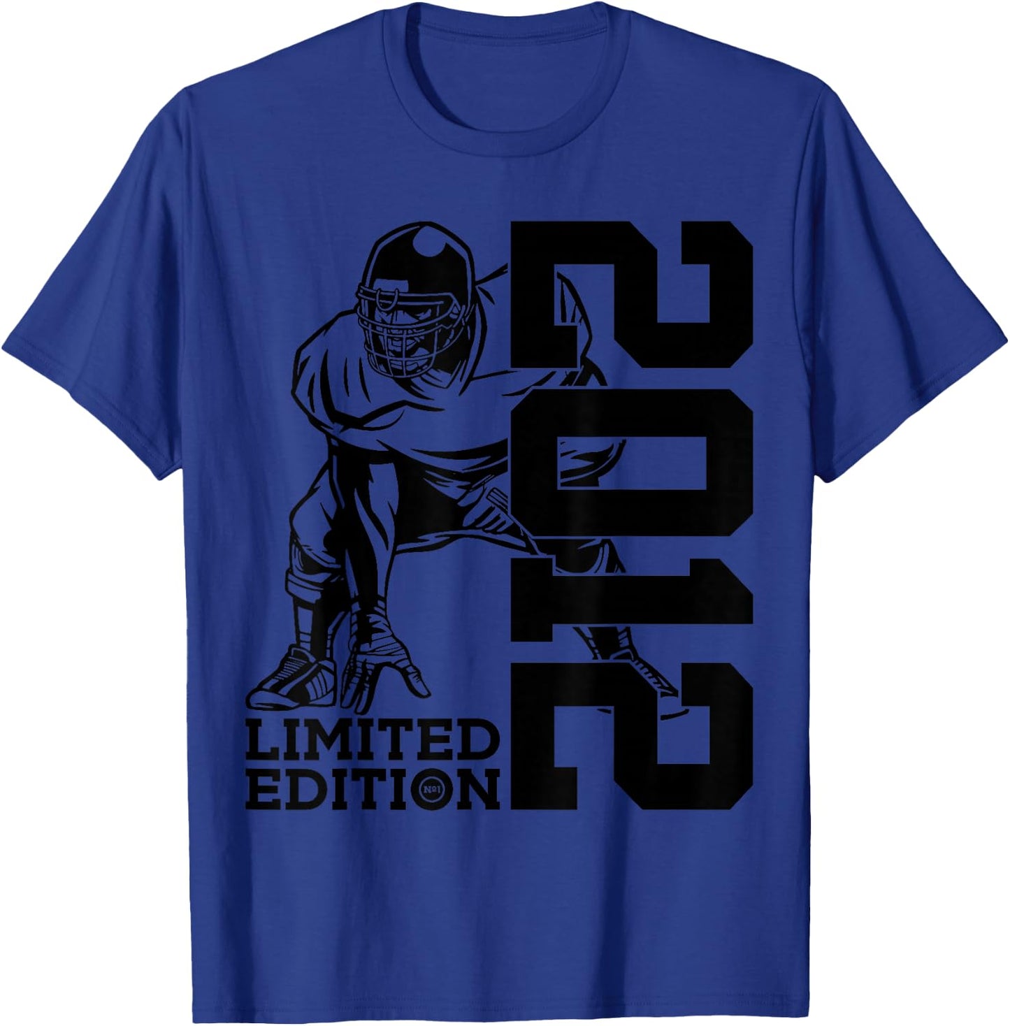 14th BIRTHDAY FOOTBALL LIMITED EDITION 2012 T-Shirt - T-Shirt | Royal