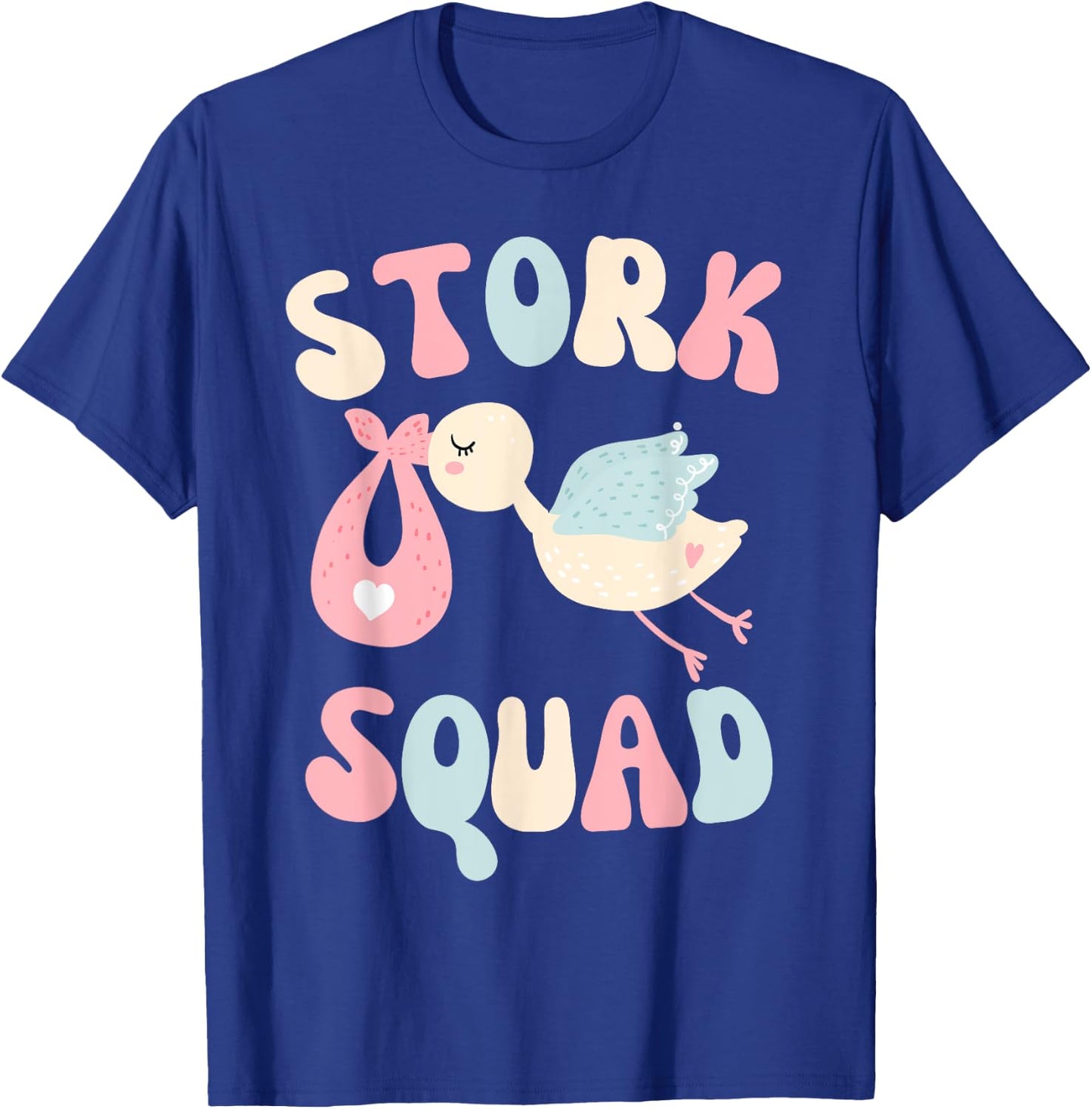 Stork Squad Matching Labor and Delivery Nurse Team T-Shirt - T-Shirt | Royal