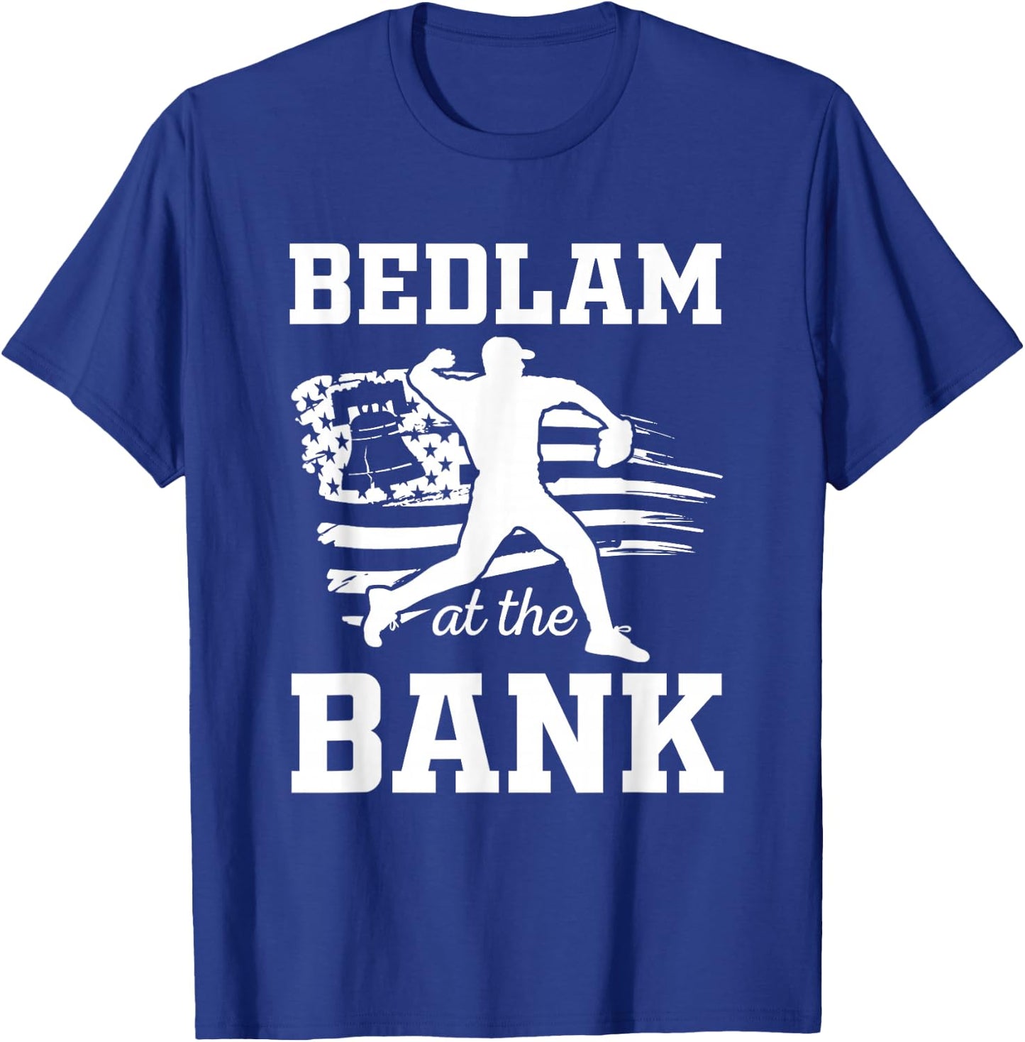 Philly Bedlam Bedlam at The Bank Philadelphia Baseball T-Shirt - T-Shirt | Royal