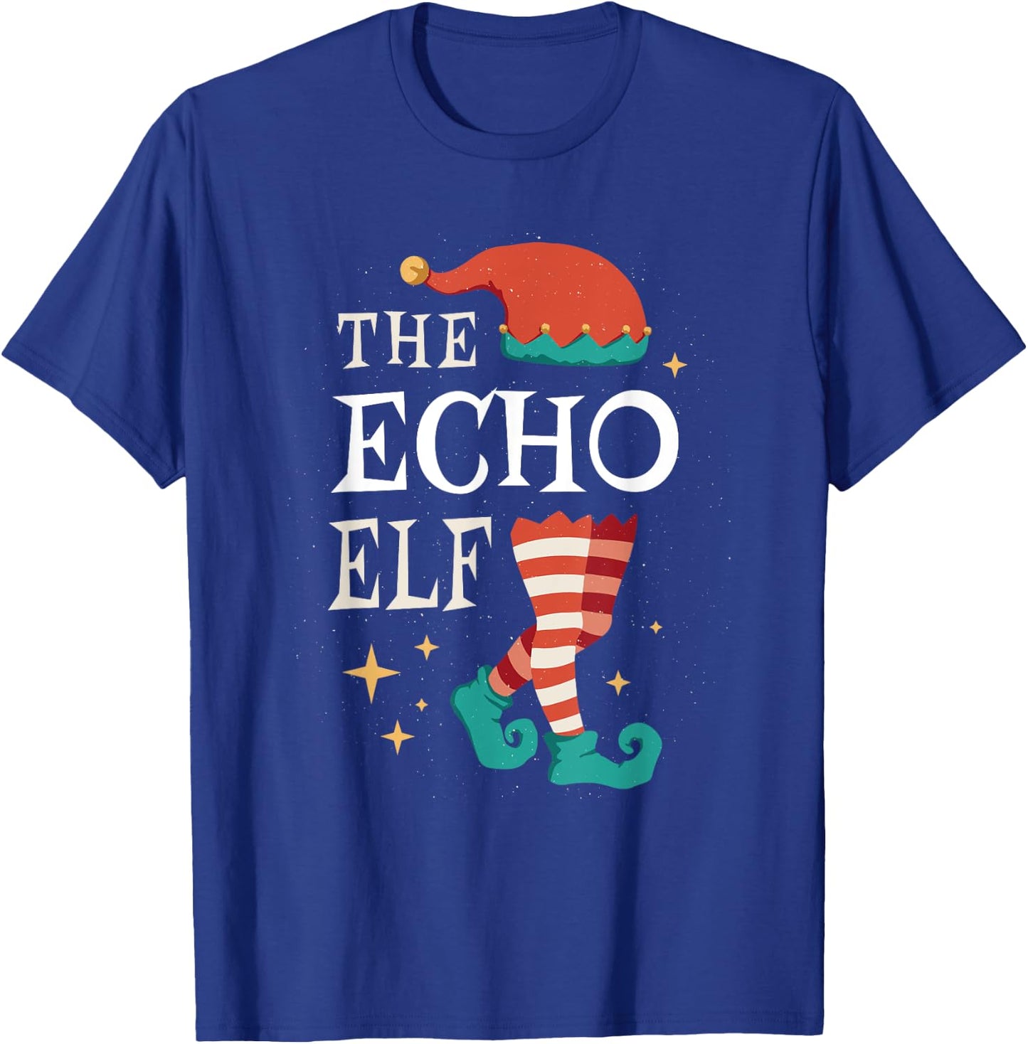 The Echo Elf Family Matching Group Christmas Funny Gifts T-Shirt - T-Shirt | Royal