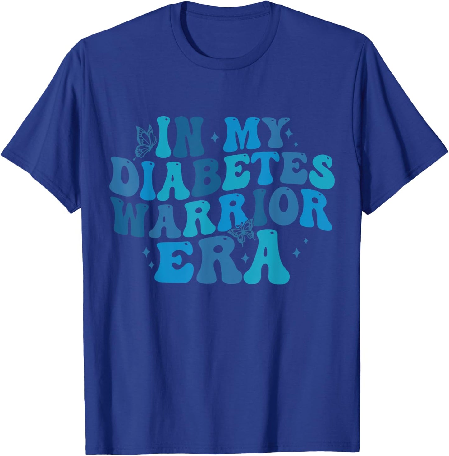 Retro In My Diabetes Warrior Era Cute T1D Diabetes Awareness T-Shirt - T-Shirt | Royal