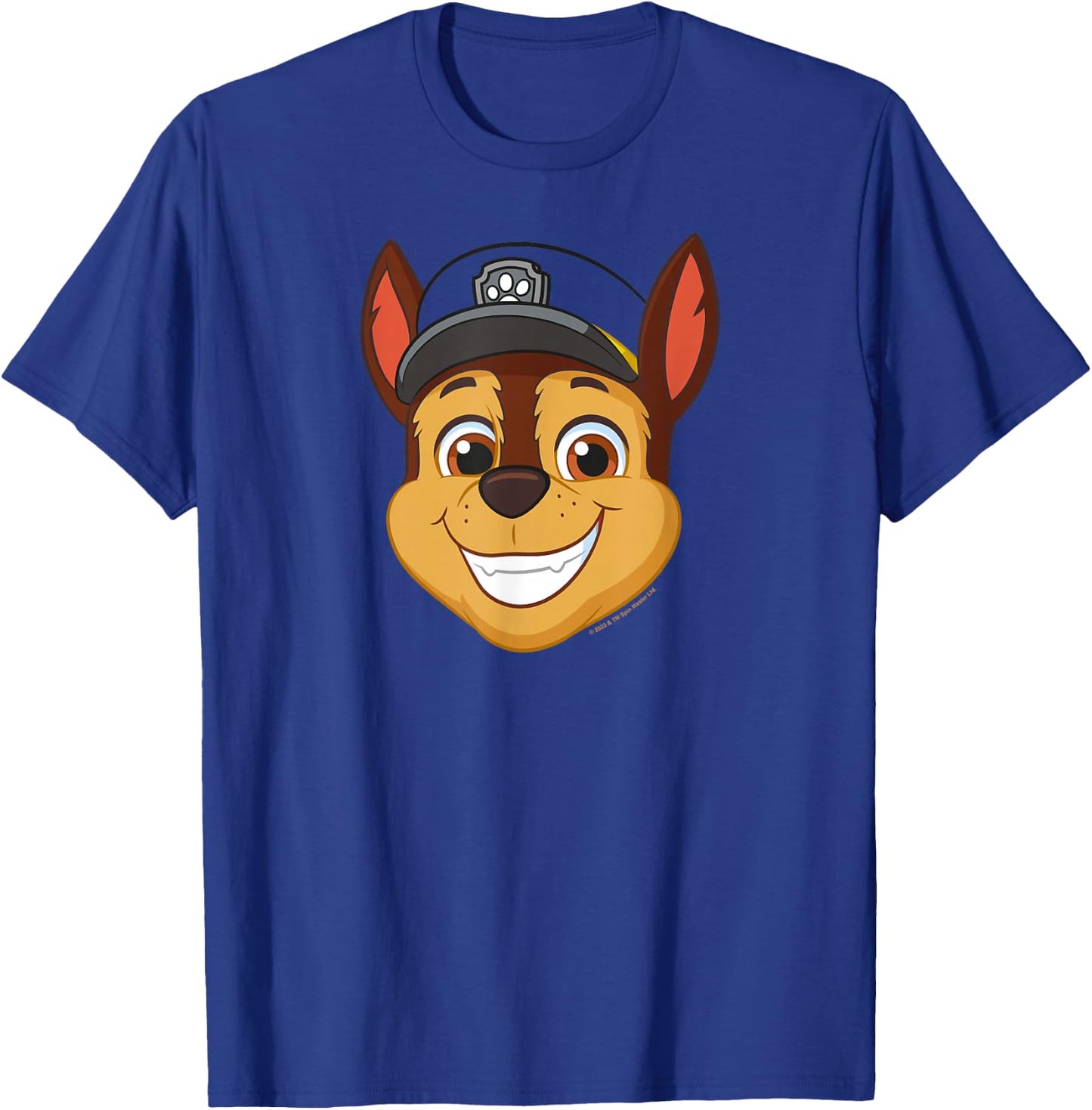 PAW Patrol Chase Grin T-Shirt - T-Shirt | Royal