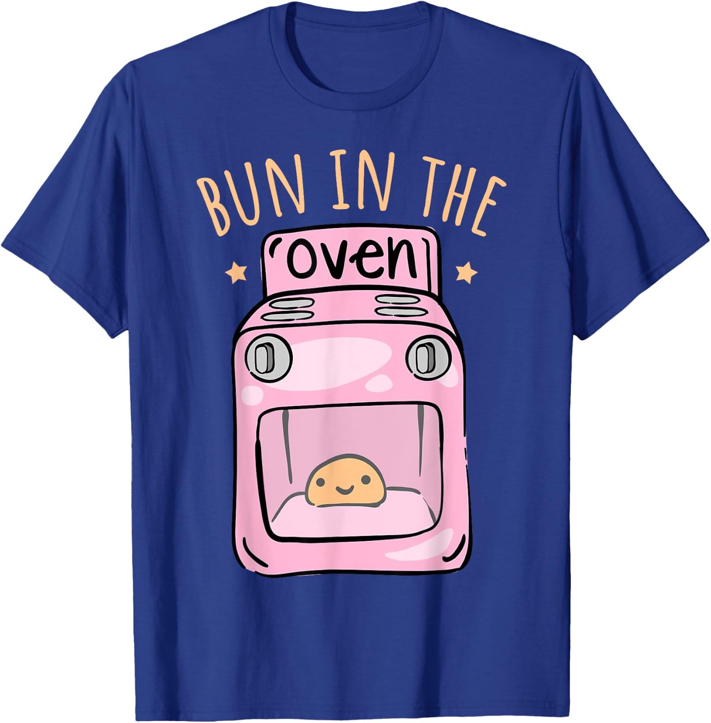 Bun In The Oven - Baby Announcement T-Shirt - T-Shirt | Royal