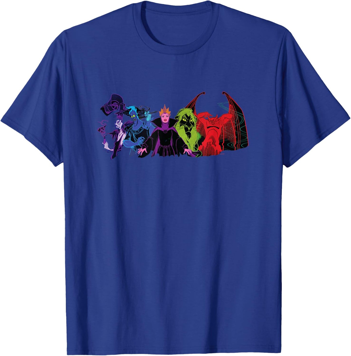 Disney Villains Squad Wickedly Chaotic Colors Anti-Love T-Shirt - T-Shirt | Royal
