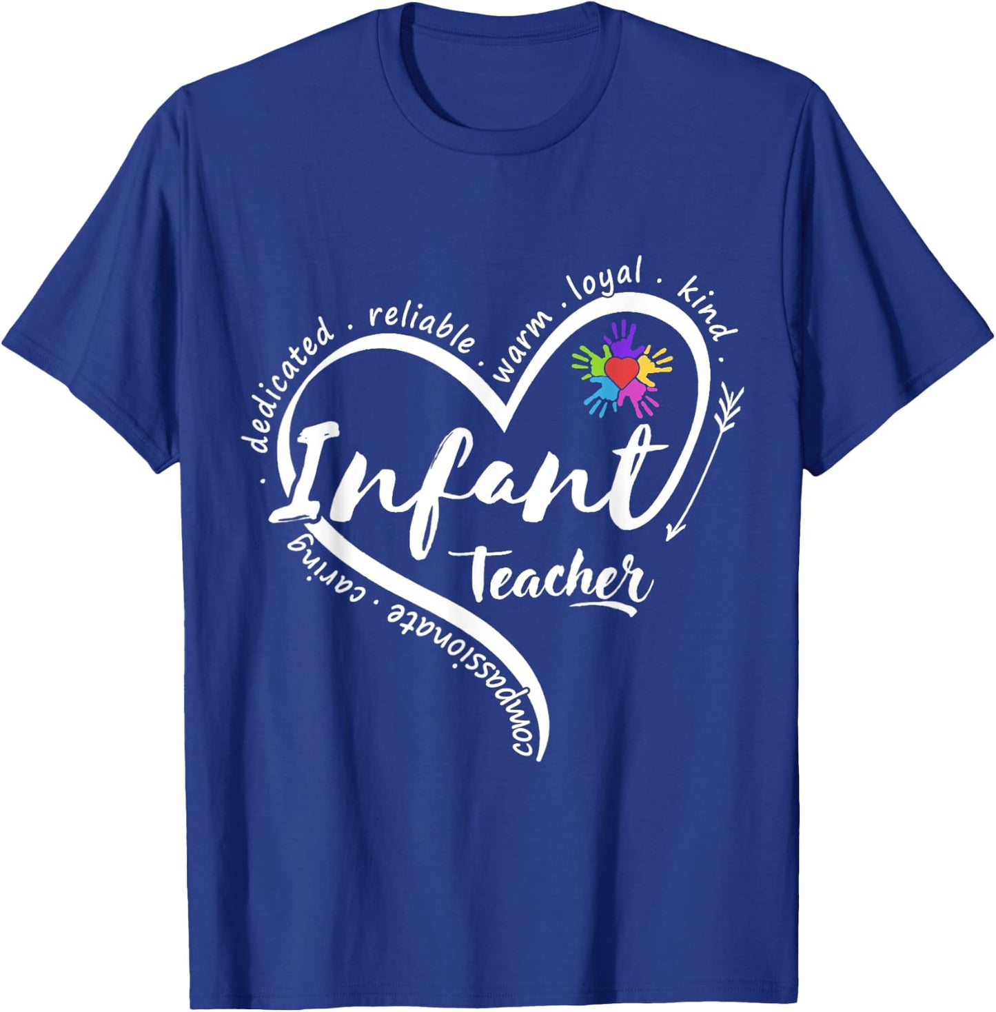 Infant Teacher Back to School Infant Daycare Teacher T-Shirt - T-Shirt | Royal