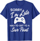 Gamer Sorry Im Late Save Point Funny Men Boys Kids Teens T-Shirt - T-Shirt | Royal