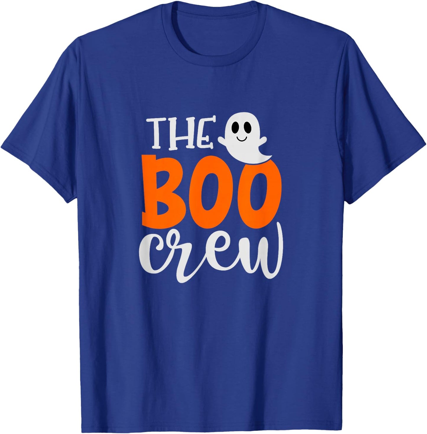The Boo Crew, Halloween Ghost Costume, Halloween Fun Gift T-Shirt - T-Shirt | Royal