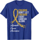 Appendix Cancer Awareness Friends Fighter Warrior Support T-Shirt - T-Shirt | Royal